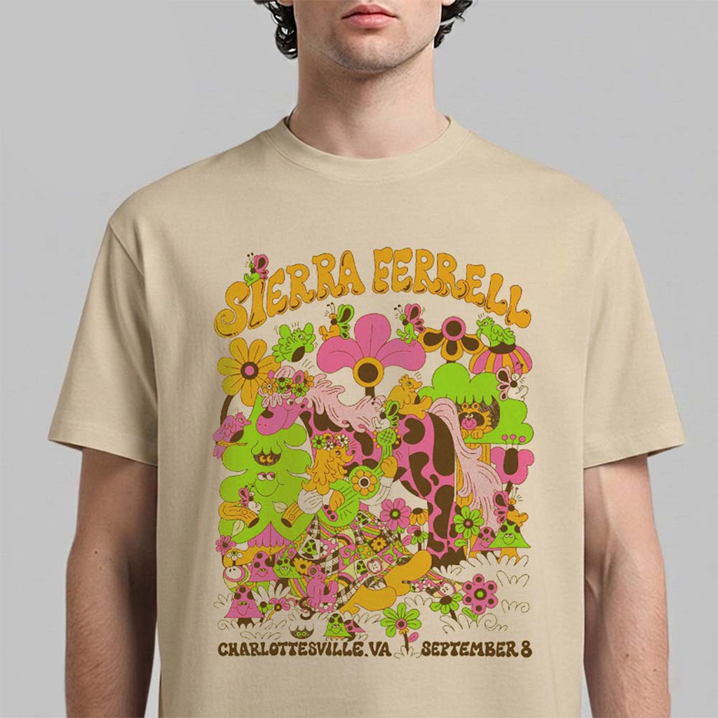 Sierra Ferrell Charlottesville VA Event T-Shirt 2026 On September 8 Shirt Sierra Ferrell Merch