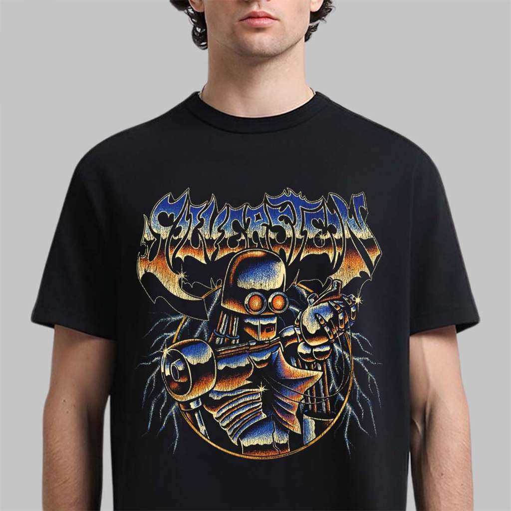 Silverstein Camp Screamo 2026 Tour Merch Retro Cyborg T-Shirt Silverstein Merch Gift For Fan