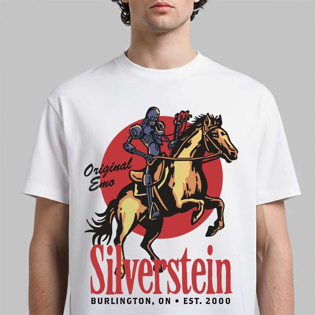 Silverstein Camp Screamo 2026 Tour Original Emo Horse T-Shirt Silverstein Merch Gifts For Fans Silverstein Camp Screamo 2026 Tour Original Emo Horse T-Shirt Silverstein Merch Gifts For Fans