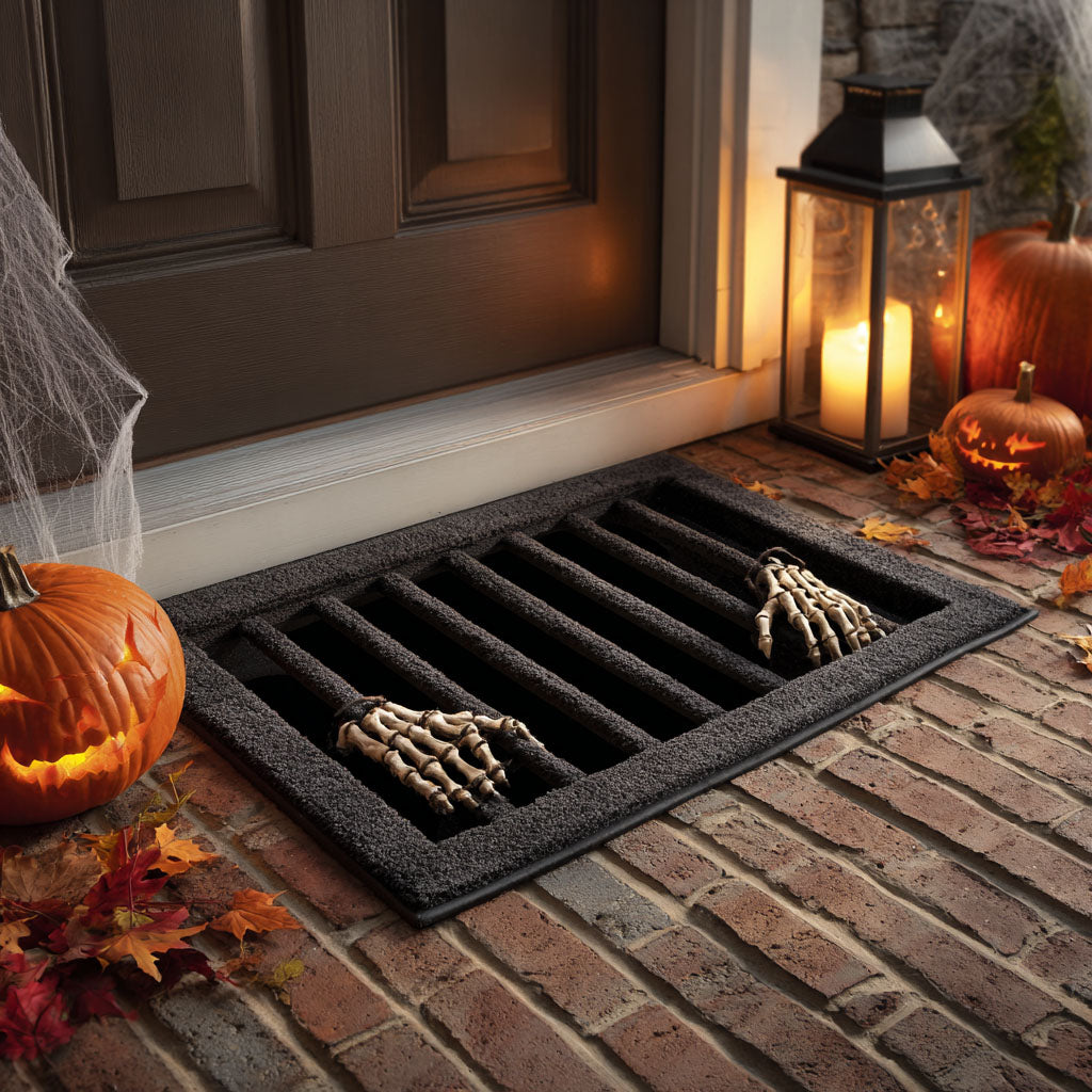 Skeleton Hands Doormat Halloween Ghost Welcome Mat Decor Good Gifts For Halloween