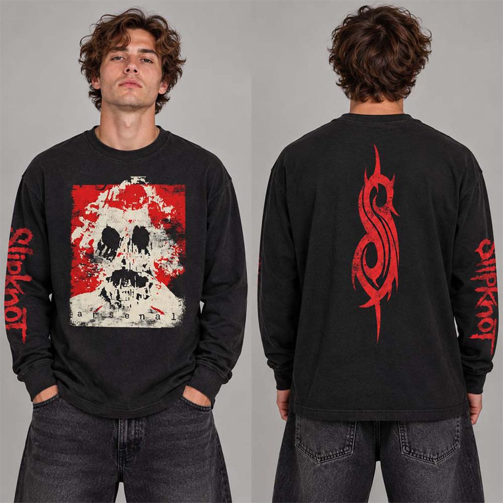 Slipknot Arsenal Long Sleeve T-Shirt Slipknot Merch Birthday Gifts For Music Lovers Slipknot Arsenal Long Sleeve T-Shirt Slipknot Merch Birthday Gifts For Music Lovers