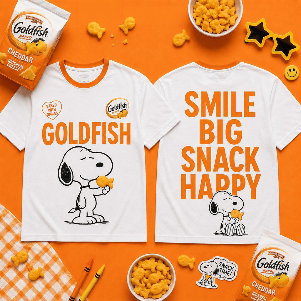 Snoopy Fritos Scoop Dip Enjoy Graphic T-Shirt Funny Cute Snoopy Shirt Gifts For Besties