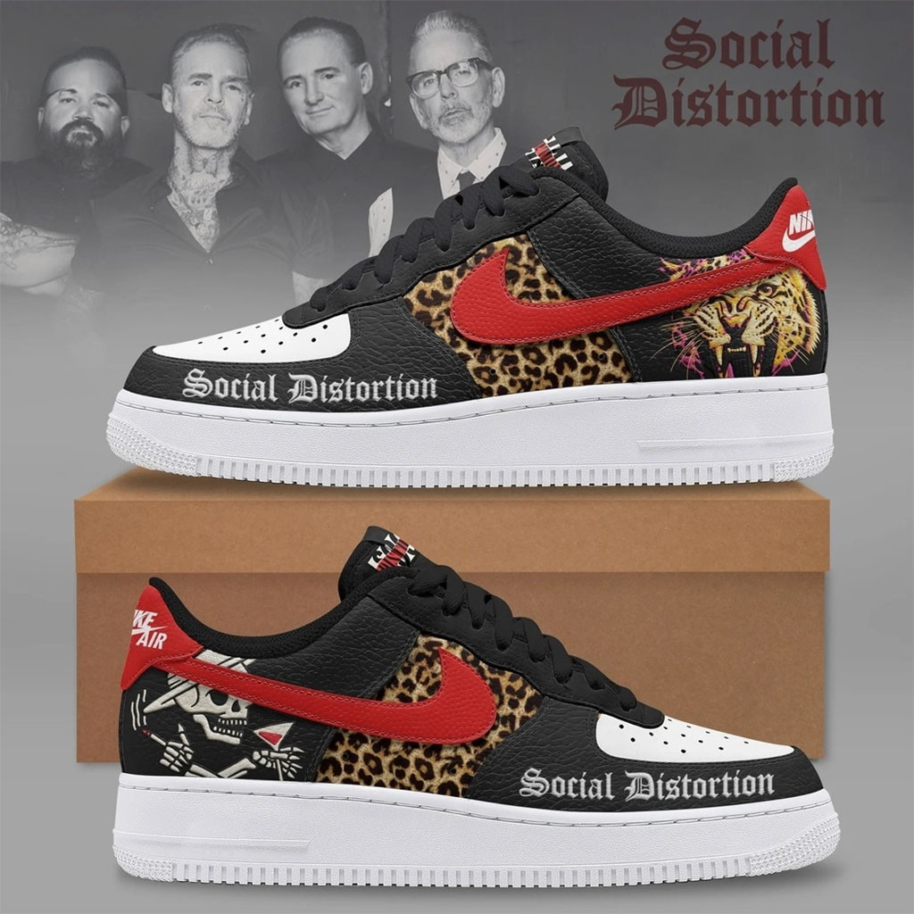 Social Distortion Punk Rock Shoes Social Distortion Merch Gifts For Rock Band Fans