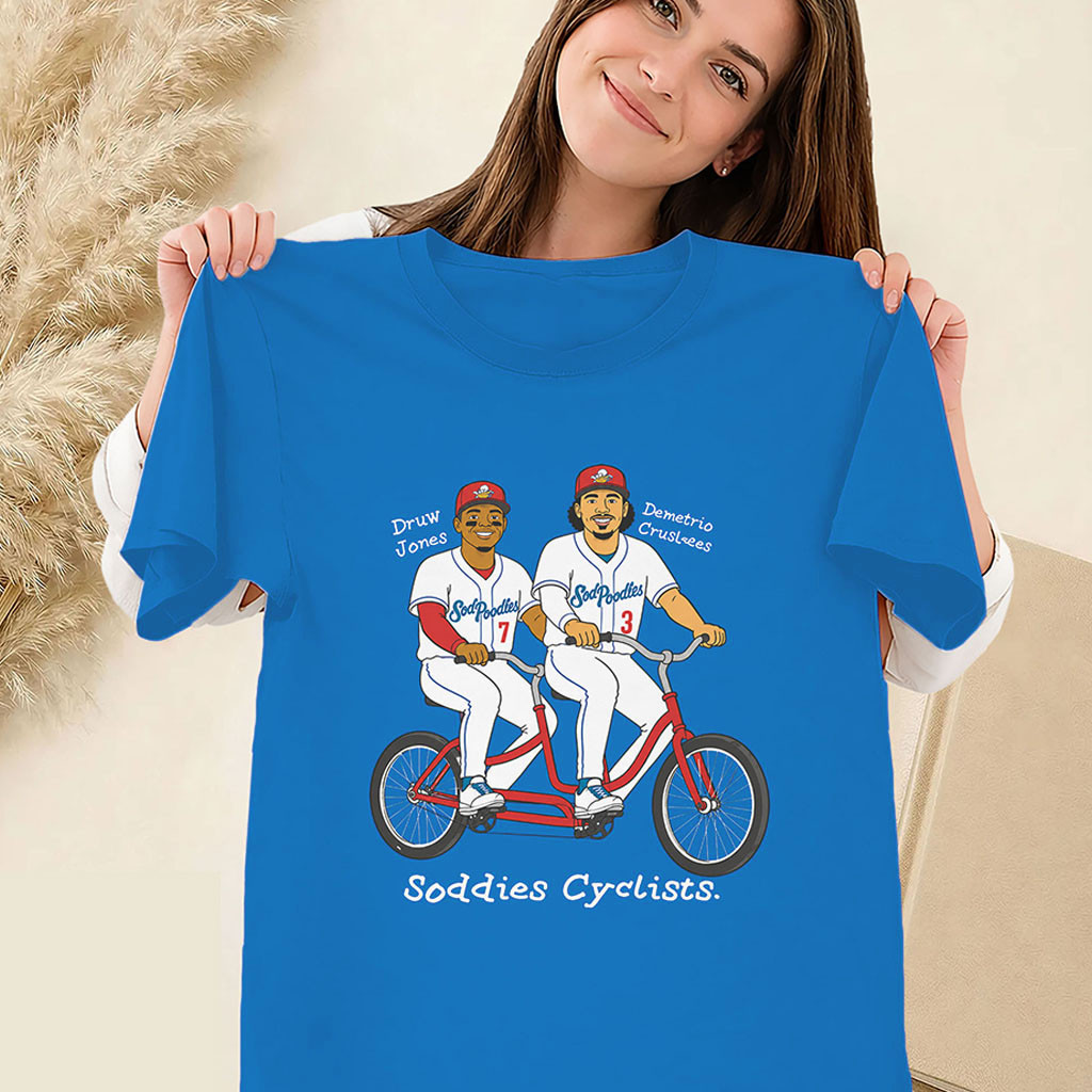 Soddies Cyclists Shirt Druw Jones Demetrio Crisantes Cycle Tee Demetrio Crisantes Merch