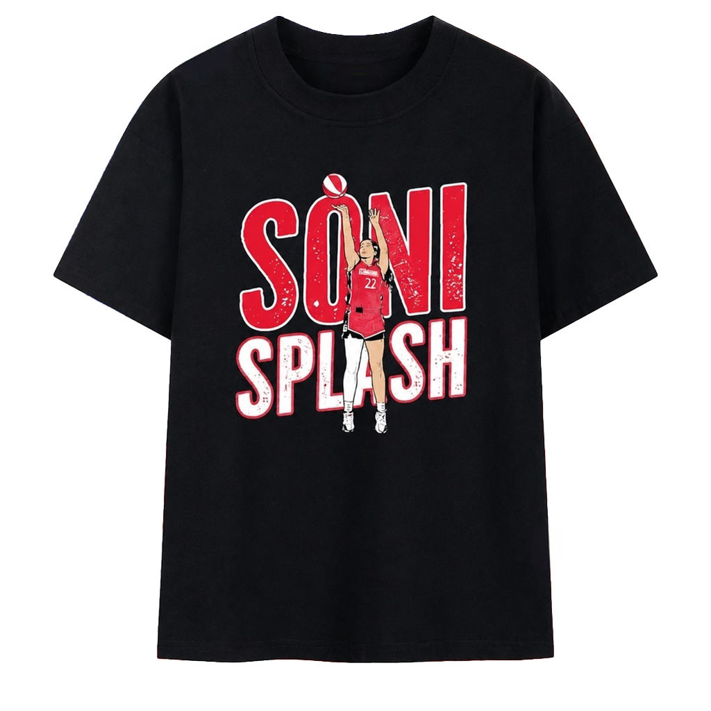Soni Splash Washington Mystics 22 Basketball Player T-Shirt Washington Mystics Merch Fan Gift