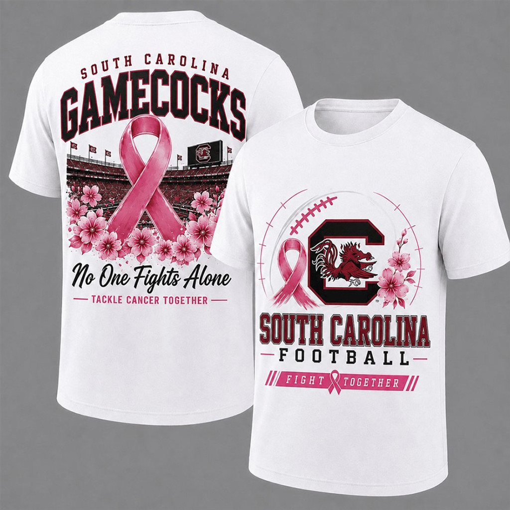 South Carolina Gamecocks Breast Cancer Awareness T-Shirt Gamecocks Merch Football Fan Gifts