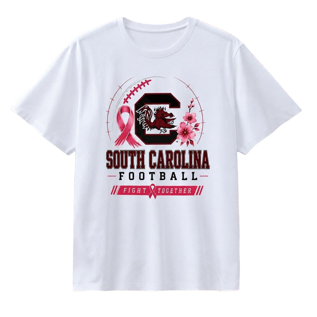 South Carolina Gamecocks Football Fight Together Breast Cancer Awareness T-Shirt Gamecocks Merch South Carolina Gamecocks Football Fight Together Breast Cancer Awareness T-Shirt Gamecocks Merch