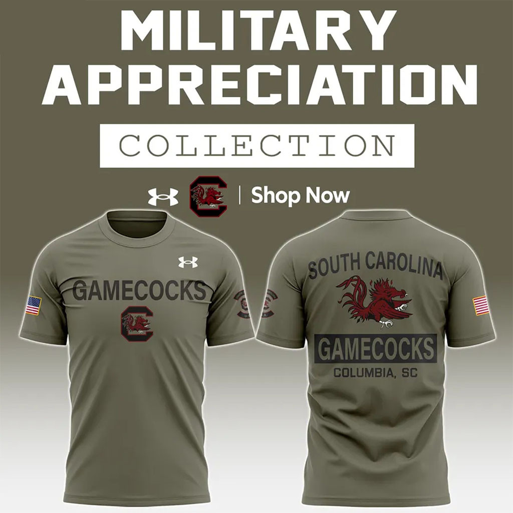 South Carolina Gamecocks Football Military Appreciation T-Shirt Gamecocks Merch Fan Gifts