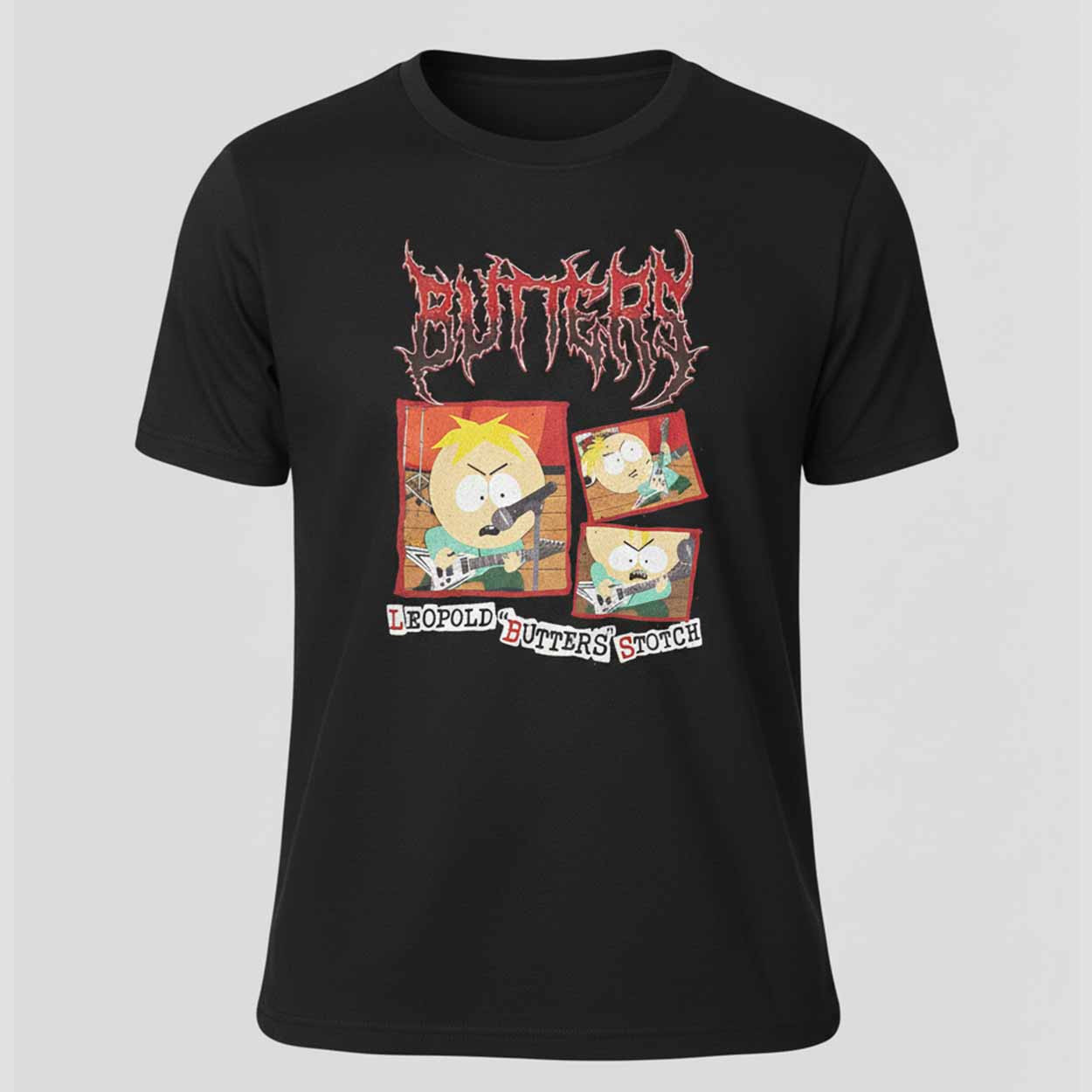 South Park Butters Metal Graphic T-Shirt