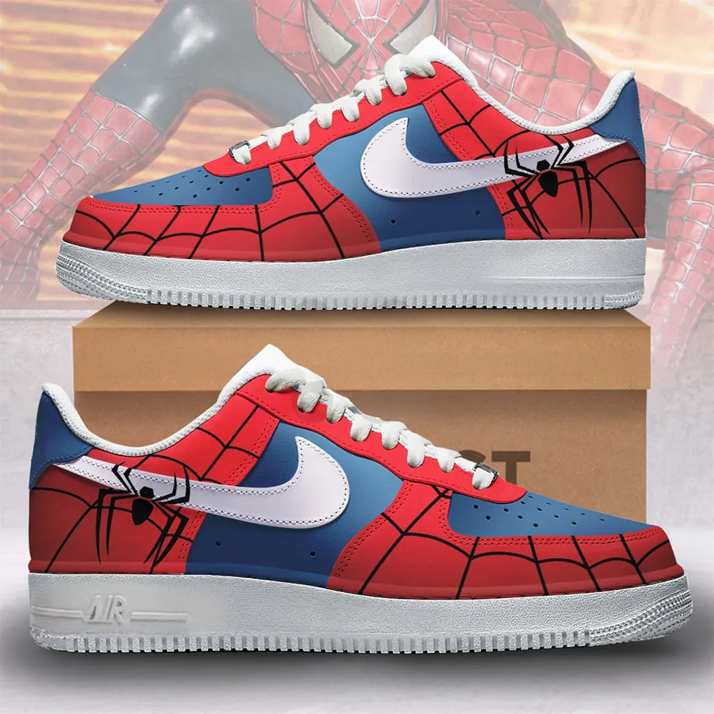 Spider-Man Marvel Character Low Top Sneakers Superhero Shoes Spider-Man Merch Brother Gifts