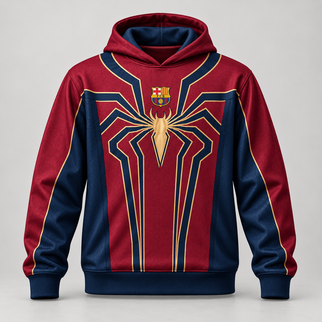 Spidey Barcelona FC 2026 Hoodie Barcelona Football Apparel Gifts For Barca Fans