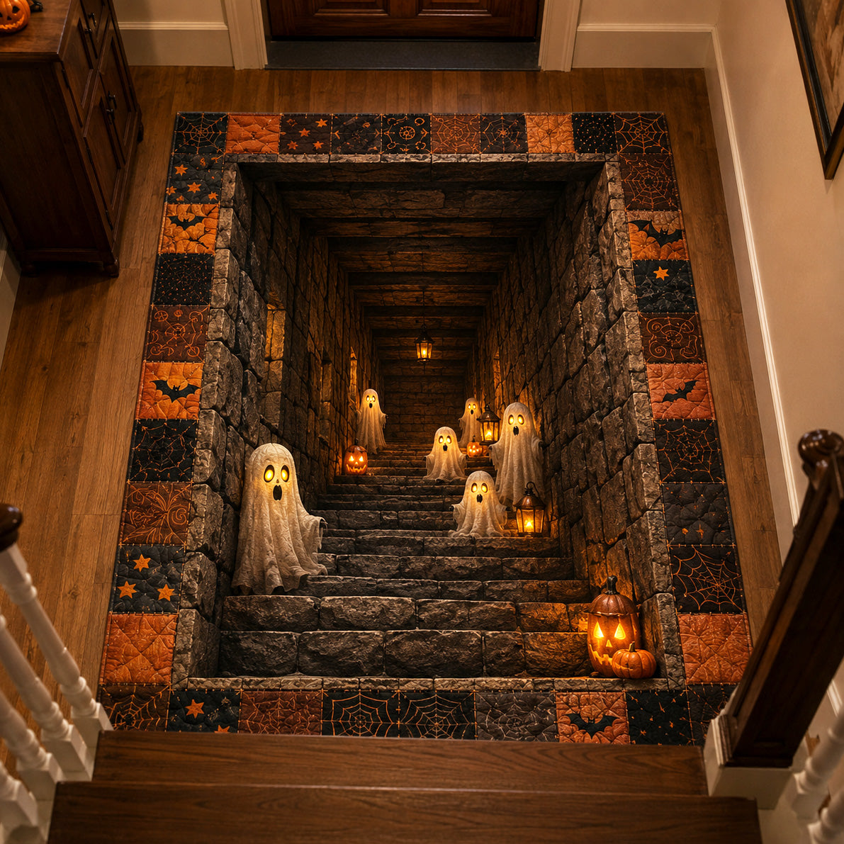Spirit Stairway Area Rug Goth Living Room Decor Good Halloween Presents