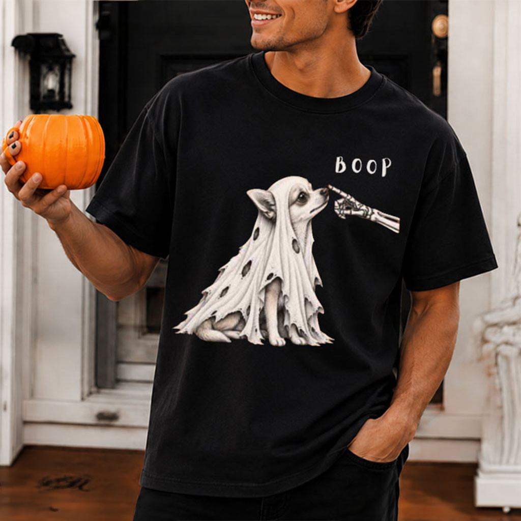 Spooky Ghost Chihuahua Halloween T-Shirt Dog Lover Horror Shirts Gifts For Chihuahua Lovers Spooky Ghost Chihuahua Halloween T-Shirt Dog Lover Horror Shirts Gifts For Chihuahua Lovers