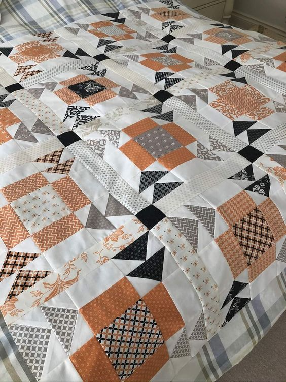 Spooky Season Quilted Blanket Halloween Throw Blanket Great Halloween Gifts