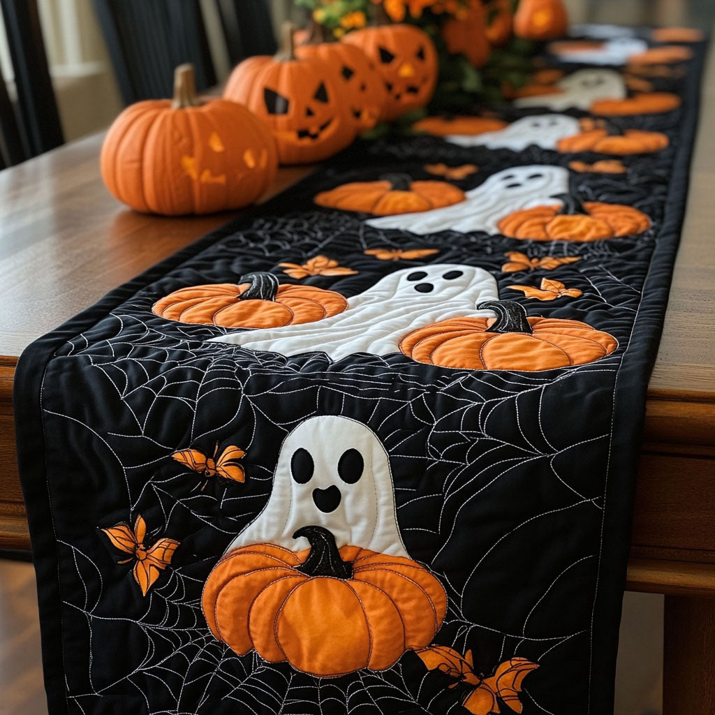 Spooky Spellcaster Quilted Table Runner Dining Table Runner Best Halloween Presents Spooky Spellcaster Quilted Table Runner Dining Table Runner Best Halloween Presents