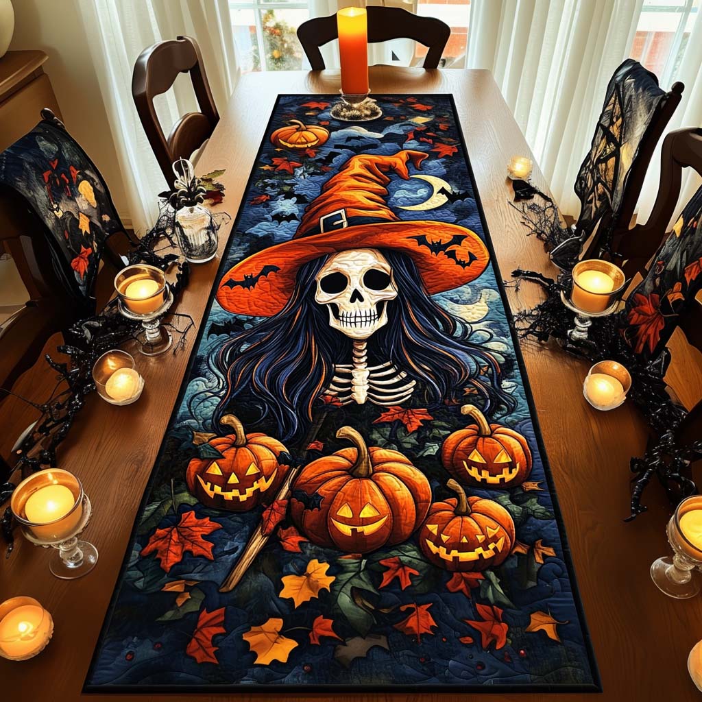 Spooky Table Quilted Table Runner Kitchen Table Runners Great Halloween Gifts