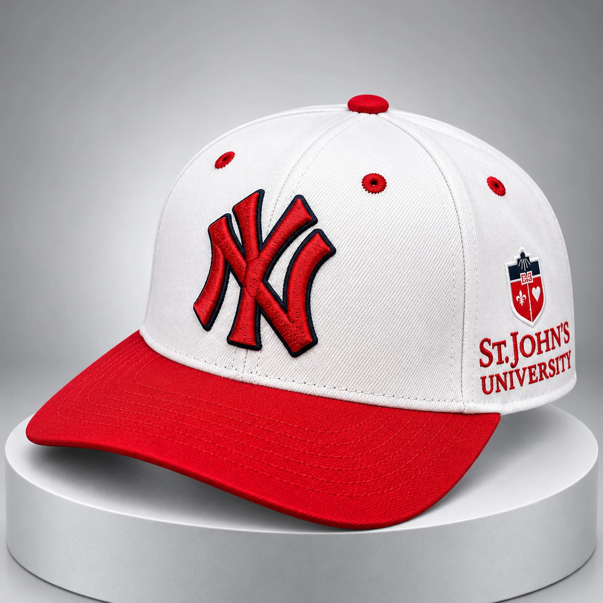 St John's University Alumni Yankees Hat 2026 Embroidered New York Yankees Merch Gifts For Fan