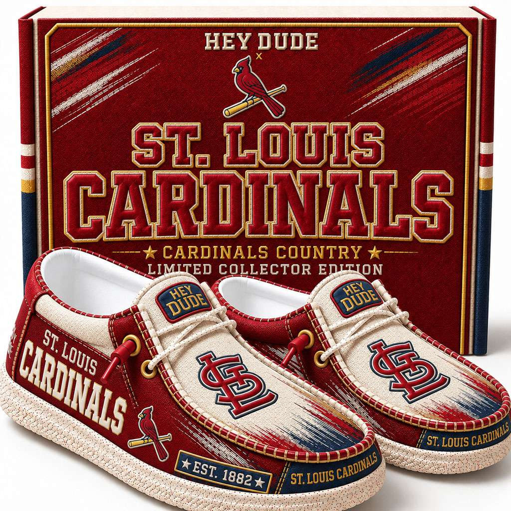St Louis Cardinals Merch Est 1882 Cardinals Country Slip-On Loafers Gifts For Baseball Fans