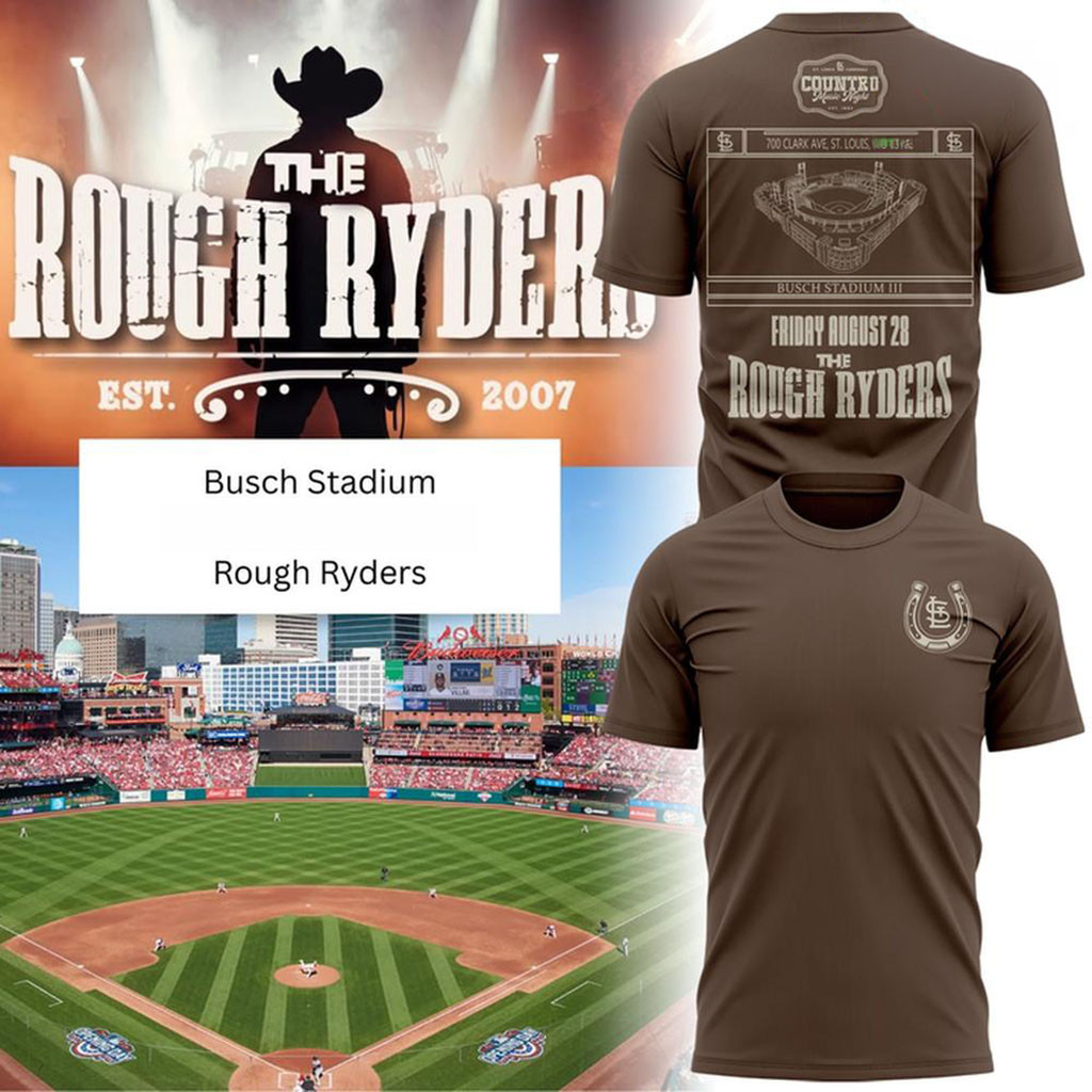 St Louis Country Night Music The Rough Ryders 2026 Shirt St Louis Cardinals Merch Gifts For Fan St Louis Country Night Music The Rough Ryders 2026 Shirt St Louis Cardinals Merch Gifts For Fan