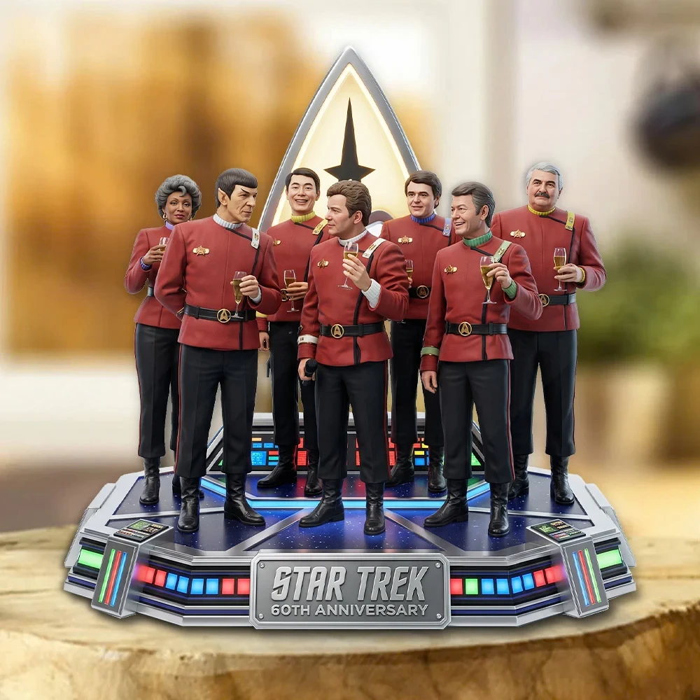 Star Trek 60th Anniversary 2026 Acrylic Plaque Original Series Legacy Star Trek Merch Decor