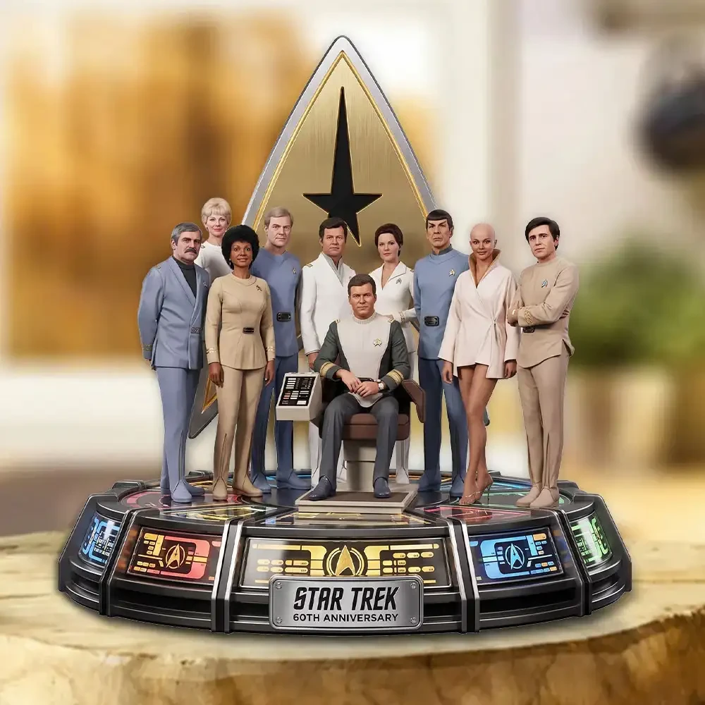 Star Trek 60th Anniversary 2026 Acrylic Plaque Star Trek Merch 1966-2026 Anniversary Keepsake