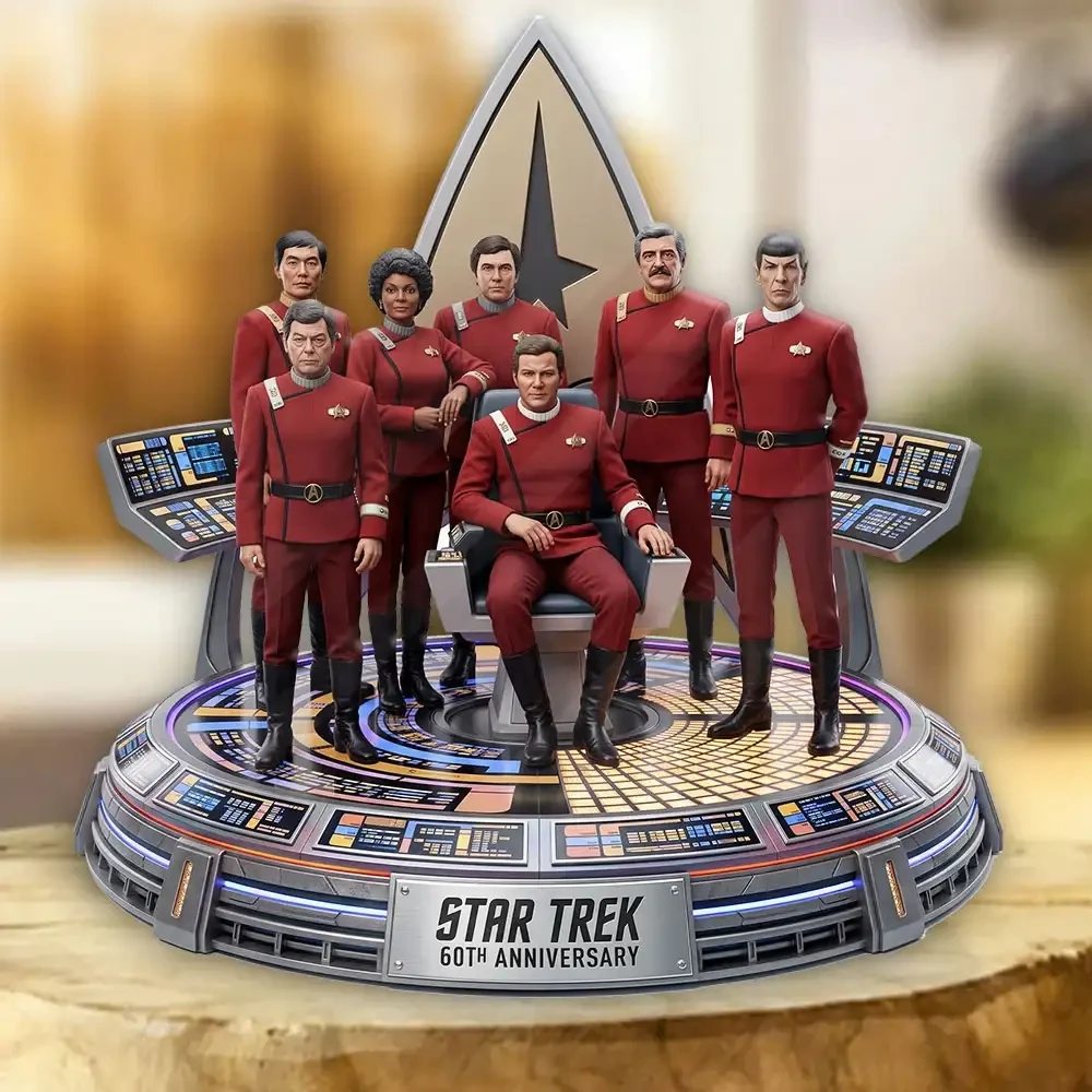 Star Trek 60th Anniversary 2026 Acrylic Plaque Star Trek Merch 60 Years Of Exploration Gift