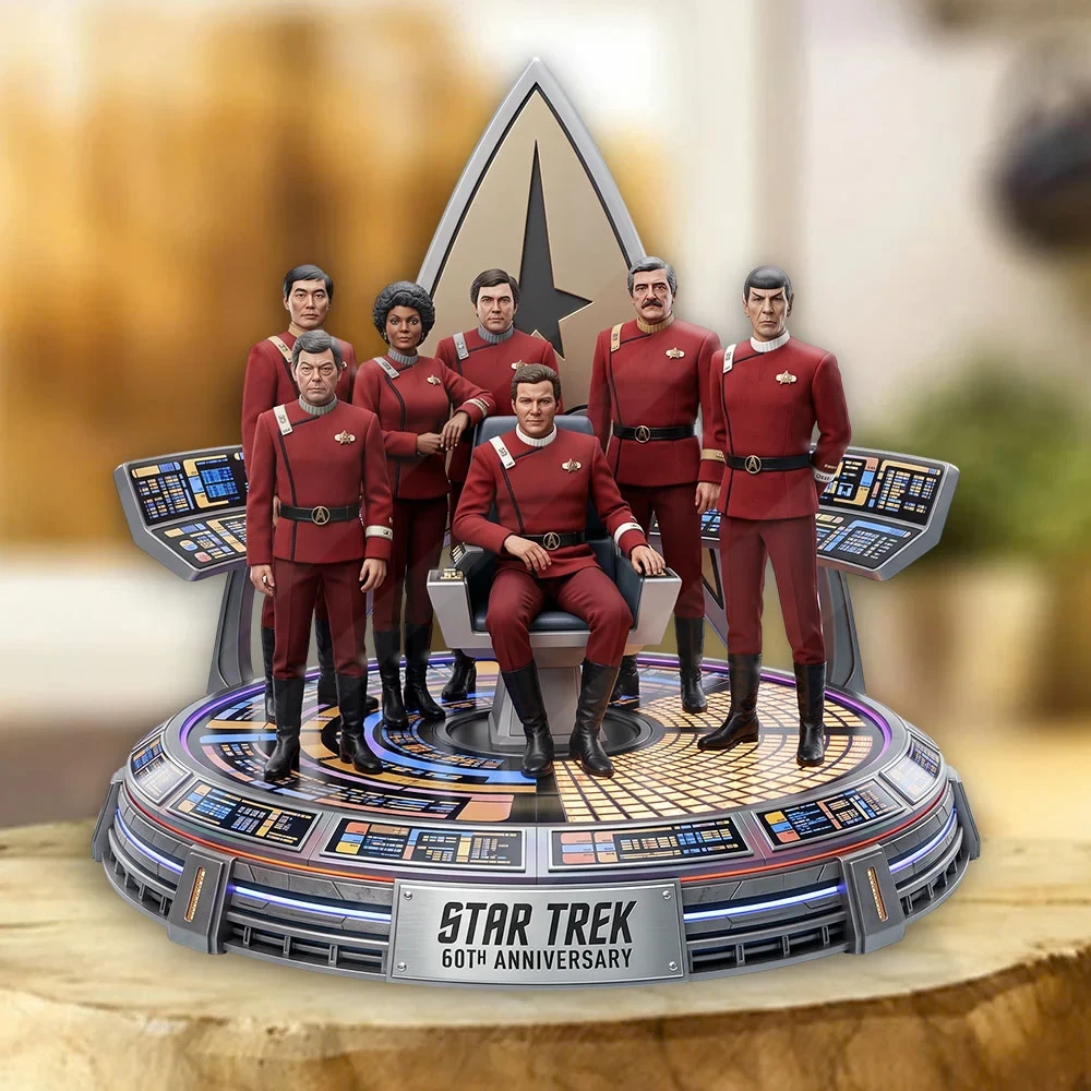 Star Trek 60th Anniversary 2026 Acrylic Plaque Star Trek Merch Best Gifts For Movie Fans Star Trek 60th Anniversary 2026 Acrylic Plaque Star Trek Merch Best Gifts For Movie Fans
