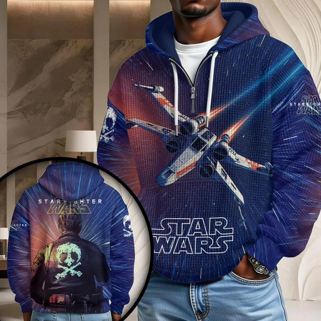 Star Wars Starfighter 2027 Half Zip Hoodie Star Wars Merch Galactic Starfighter Fan Shirt
