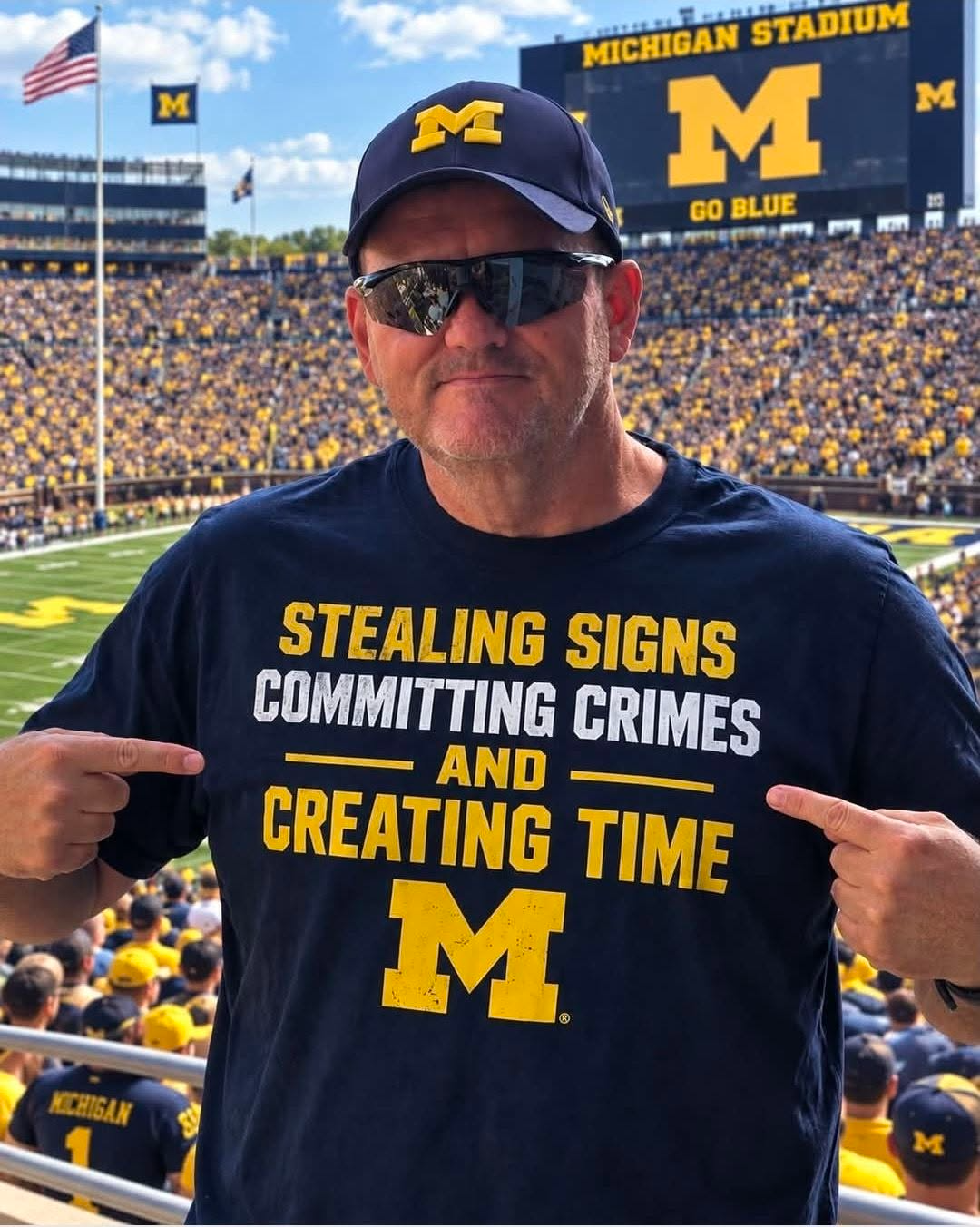 Stealing Signs Committing Crimes And Creating Time Shirt Michigan Wolverines Merch Stealing Signs Committing Crimes And Creating Time Shirt Michigan Wolverines Merch