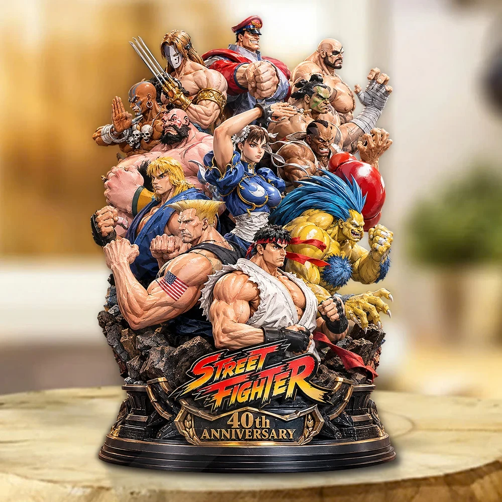 Street Fighter 40th Anniversary Acrylic Plaque 2026 Display Decor Street Fighter Merch Gifts Street Fighter 40th Anniversary Acrylic Plaque 2026 Display Decor Street Fighter Merch Gifts