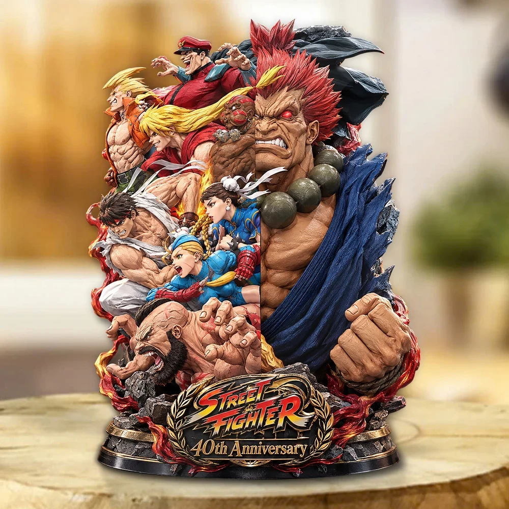 Street Fighter 40th Anniversary Acrylic Plaque Street Fighter Merch Display Decor Ideas Street Fighter 40th Anniversary Acrylic Plaque Street Fighter Merch Display Decor Ideas