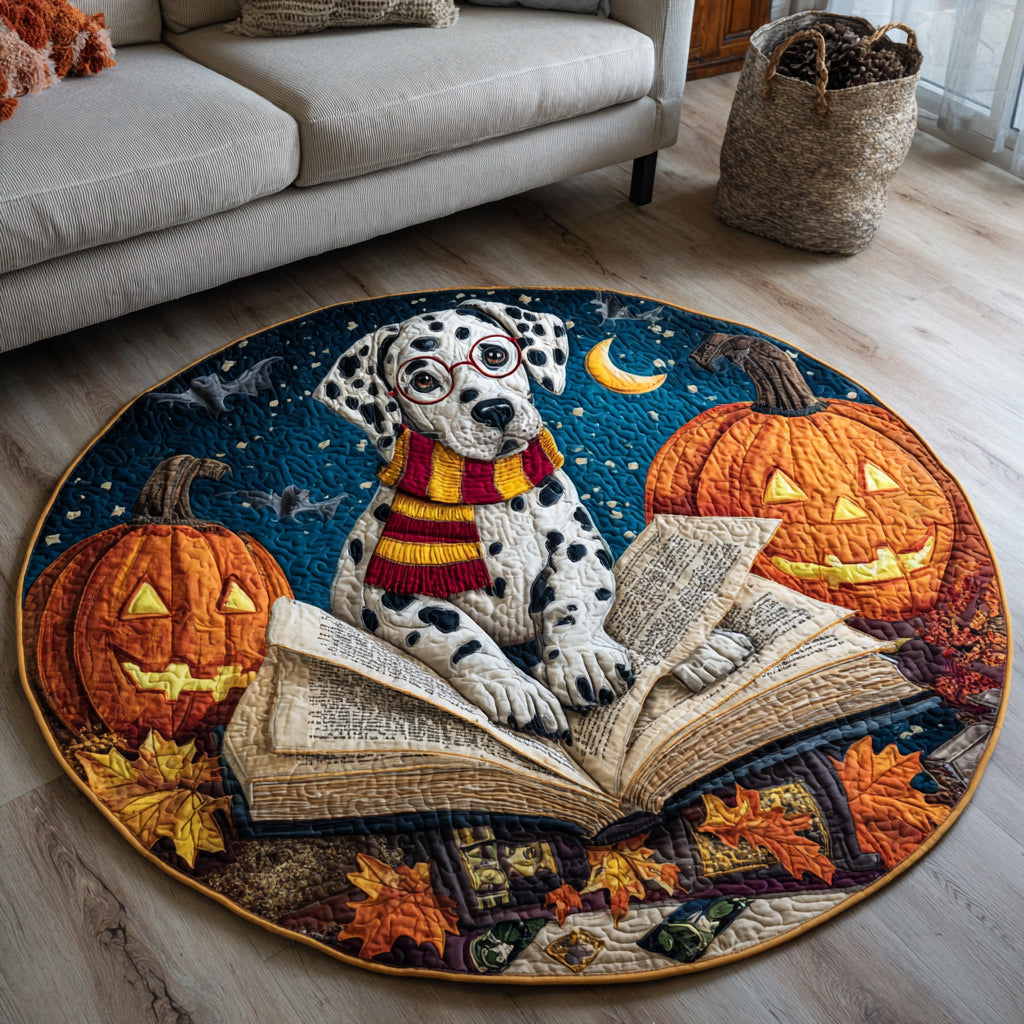 Studious Dalmatian Quilted Round Mat Halloween Living Room Decor Ideas Cool New Home Gifts Studious Dalmatian Quilted Round Mat Halloween Living Room Decor Ideas Cool New Home Gifts