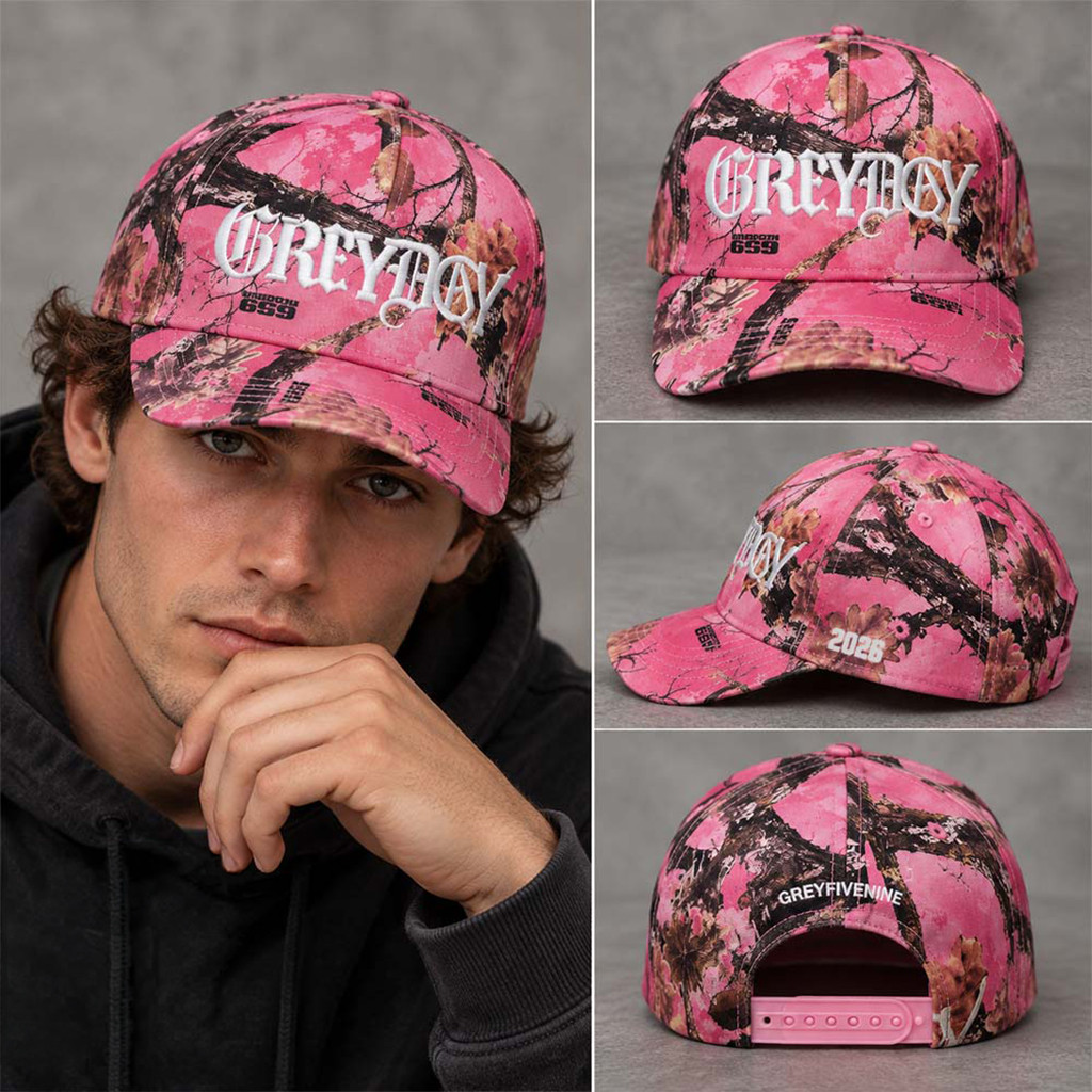 Suicideboys Greyday 2026 Tour Pink Camo Hat Embroidered Suicideboys Merch Gift For Fans