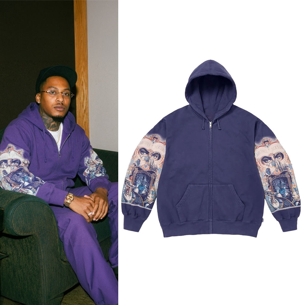Supreme Michael Jackson Dangerous Zip Hoodie Michael Jackson Merch Gifts For Fans Supreme Michael Jackson Dangerous Zip Hoodie Michael Jackson Merch Gifts For Fans