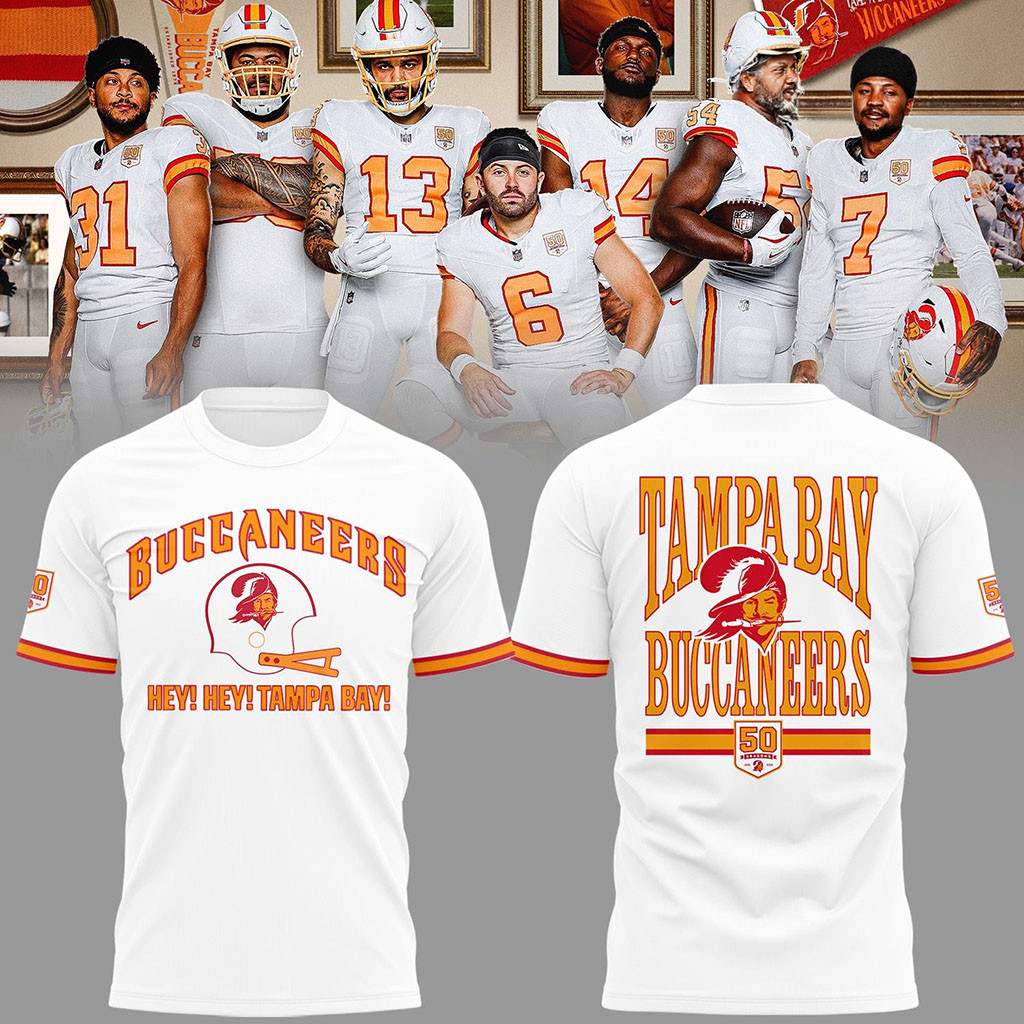 Tampa Bay Buccaneers 50th Season Essential T-Shirt Buccaneers Merch Gift For Football Fans