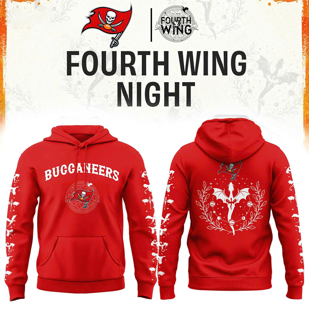 Tampa Bay Buccaneers Dragon Wing Fantasy Night 2026 Hoodie Buccaneers Merch Football Lover Gift