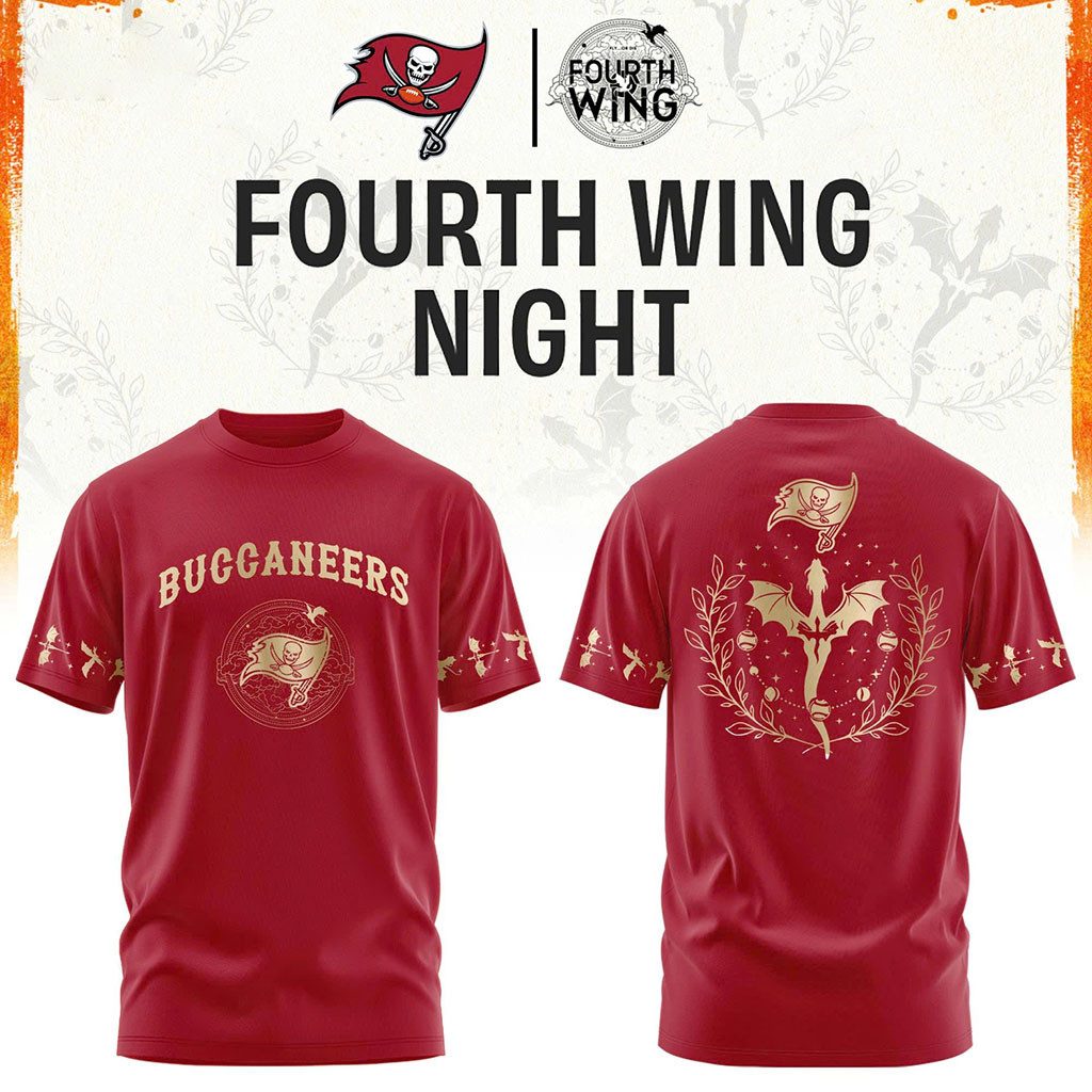 Tampa Bay Buccaneers Dragon Wing Fantasy Night 2026 T-Shirt Buccaneers Merch Gift For Fans