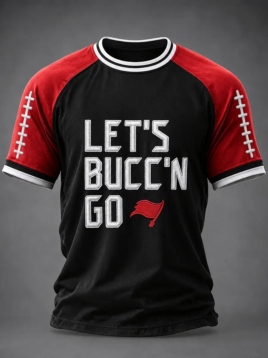 Tampa Bay Buccaneers Merch 2026 Let's Bucc'n Go Shirt Game Day Tampa Bay Football T-Shirt