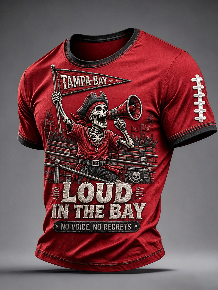 Tampa Bay Buccaneers Merch Loud In The Bay Tampa Bay Football T-Shirt Game Day Gifts For Fan