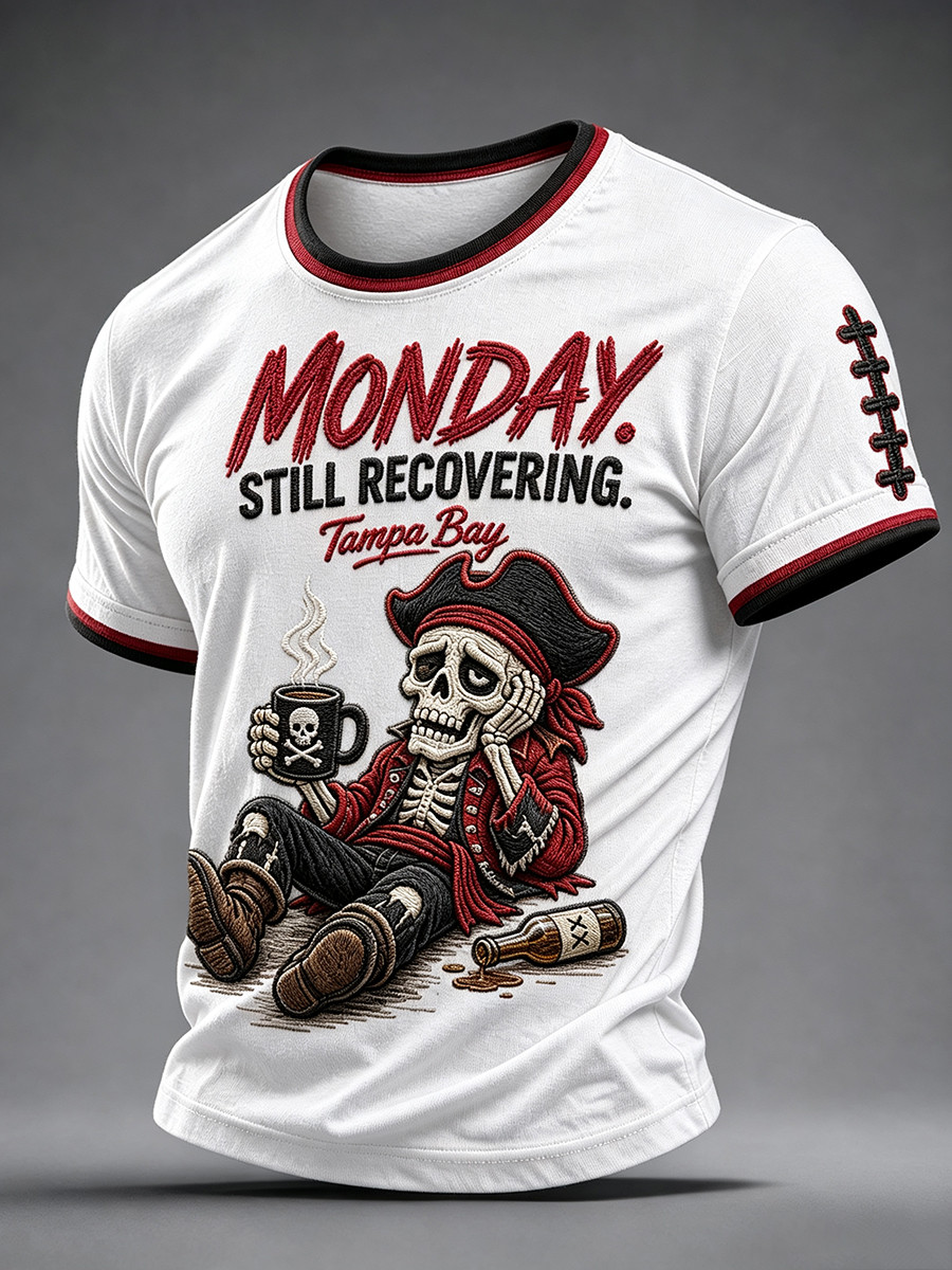 Tampa Bay Buccaneers Merch Monday Still Recovering Tampa Bay Football T-Shirt Game Day Gear