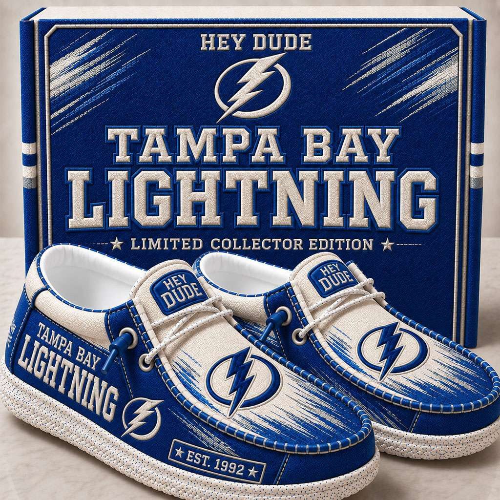 Tampa Bay Lightning Merch Est 1992 Tampa Bay Hockey Slip-On Loafers Gifts For Fans