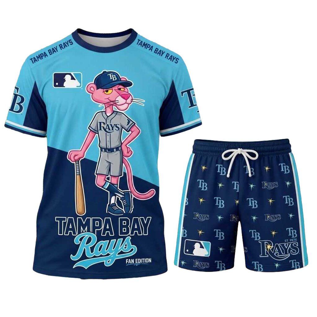 Tampa Bay Rays Pink Panther Shirt And Shorts Rays Merch Baseball Lover Gift Ideas