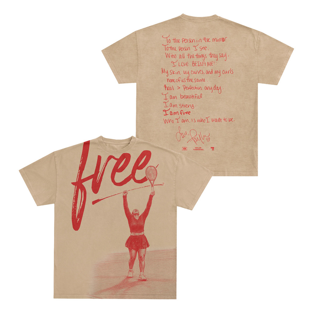 Taylor Townsend Merch 2026 Free T-Shirt Self-Love Poem Shirt Present For Tennis Fan