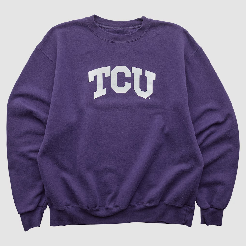TCU Horned Frogs Merch 2026 TCU Horned Frogs Champion 2010s Sweatshirt Gift For Game Day