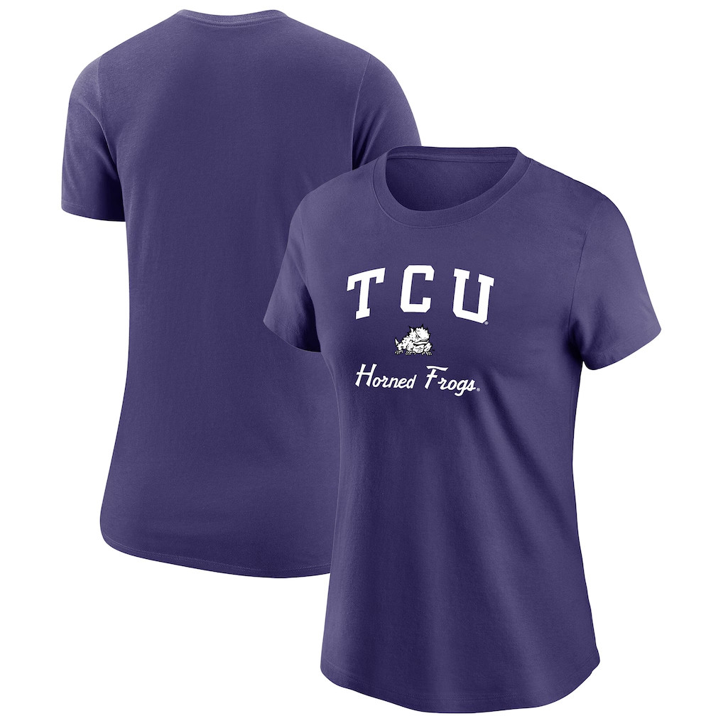 TCU Horned Frogs Merch 2026 TCU Horned Frogs Primary T-Shirt Football Fan Gear Gift For Her