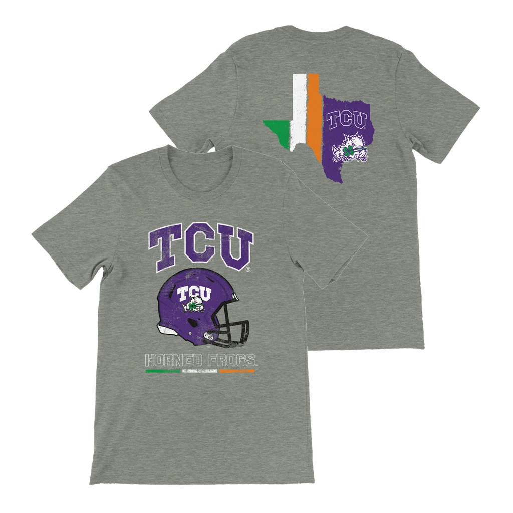 TCU Horned Frogs Merch 2026 TCU Team T-Shirt Gray Presents For Football Fans TCU Horned Frogs Merch 2026 TCU Team T-Shirt Gray Presents For Football Fans