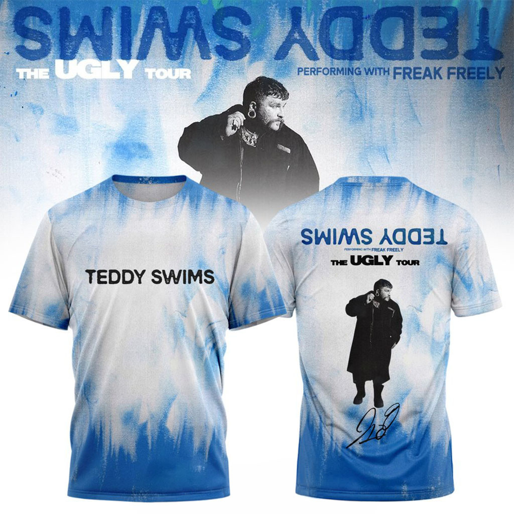 Teddy Swims Merch The Ugly Tour 2026 T-Shirt Gift Ideas For Music Lovers
