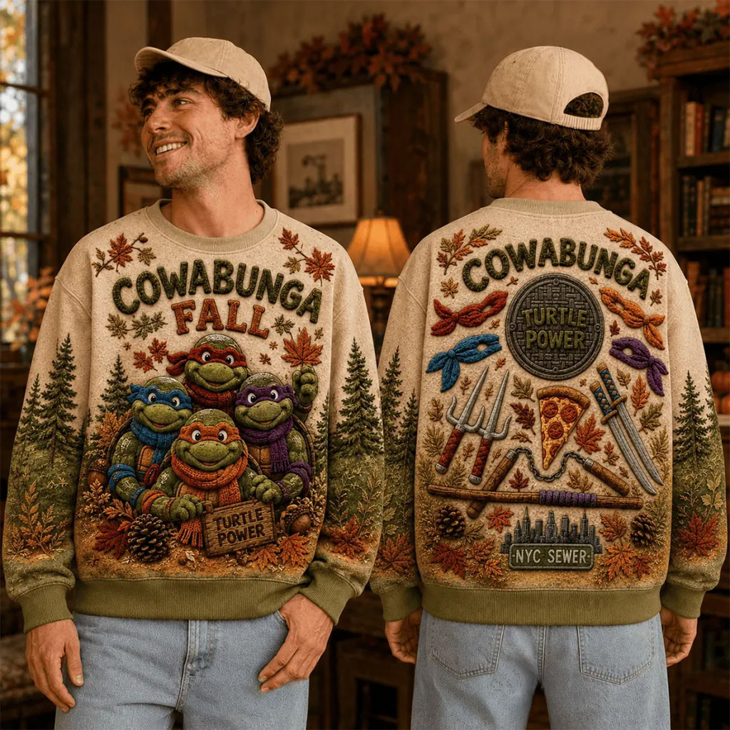 Teenage Mutant Ninja Turtles Cowabunga Fall Sweatshirt Teenage Mutant Ninja Turtles Merch Teenage Mutant Ninja Turtles Cowabunga Fall Sweatshirt Teenage Mutant Ninja Turtles Merch