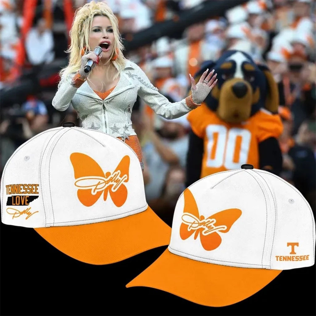 Tennessee Football Dolly Parton Signed Classic Cap Volunteers Merch RIP Dolly Parton Gifts Tennessee Football Dolly Parton Signed Classic Cap Volunteers Merch RIP Dolly Parton Gifts