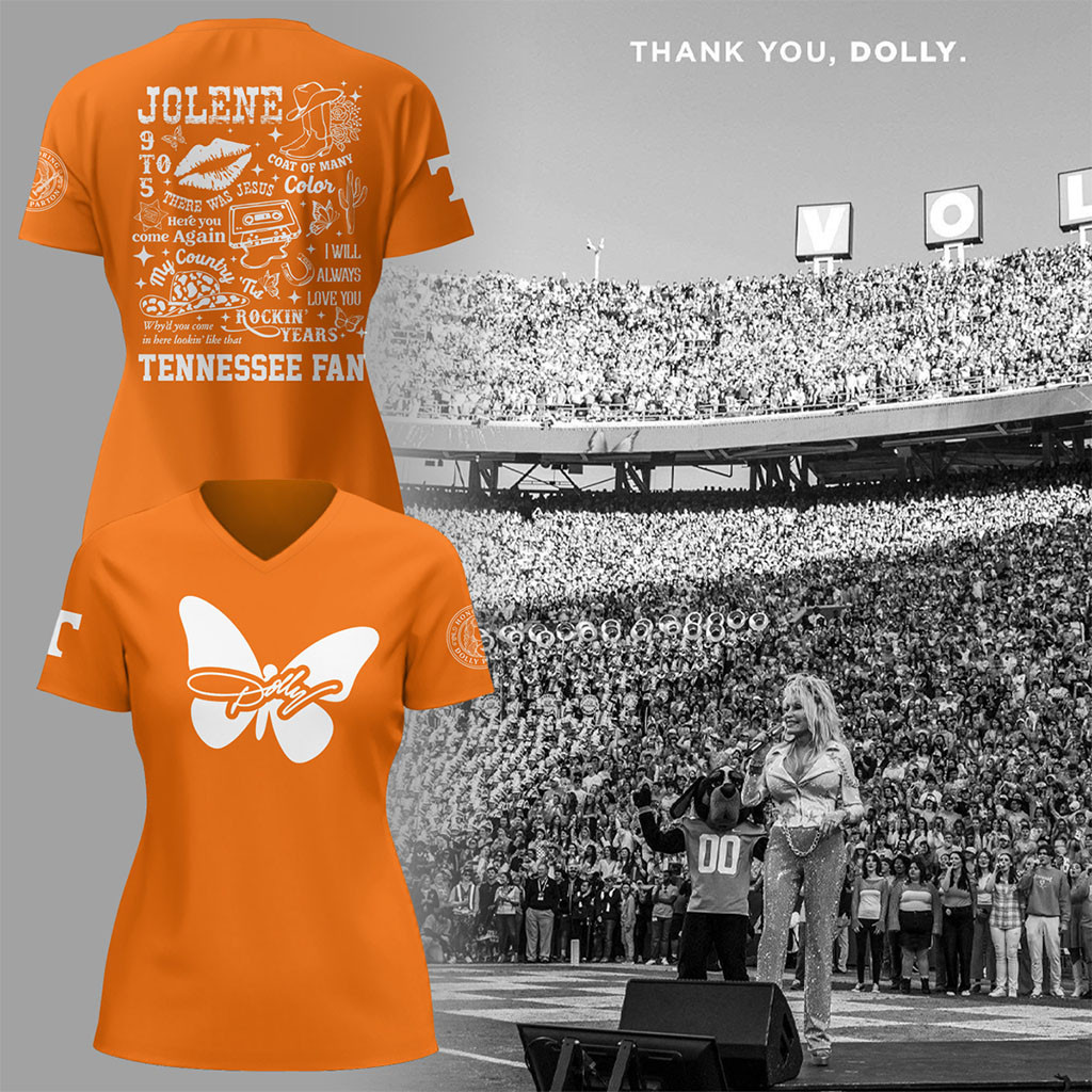 Tennessee This Season Is For Dolly V-Neck Shirt RIP Dolly Parton Merch Gift For Her